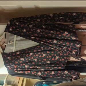 Grateful Dead wrap blouse